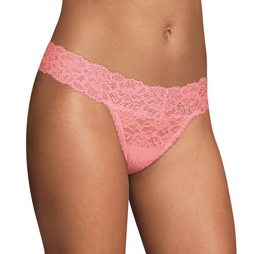 Maidenform Allover Lace Thong Panty DMESLT