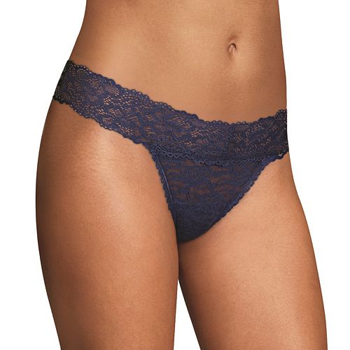 Maidenform Allover Lace Thong Panty DMESLT