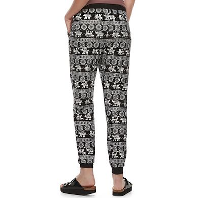 Juniors' Mudd Printed Joggers