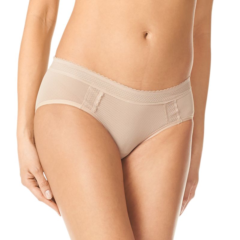 UPC 608926364512 product image for Women's Warner's Breathe Freely Hipster Panty RU4901P, Size: Small, Med Brown | upcitemdb.com