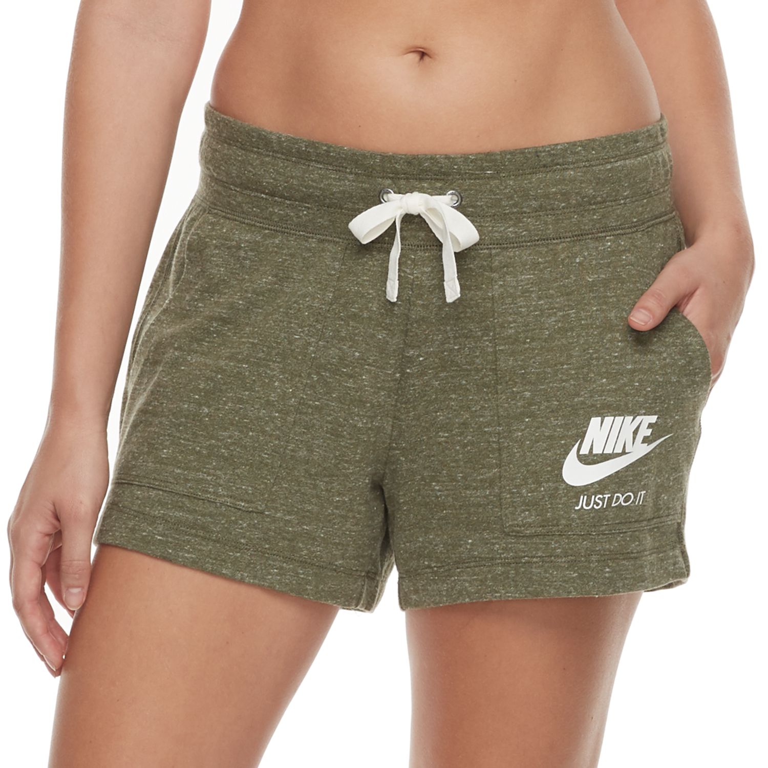 women's nike gym vintage drawstring shorts