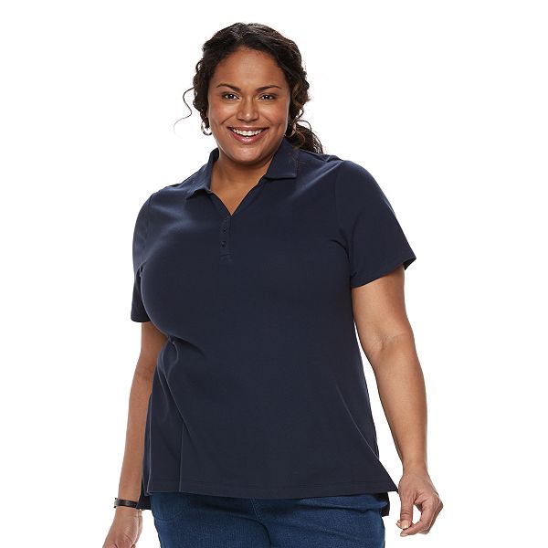 Plus Size Croft & Barrow® Johnny Collar Polo