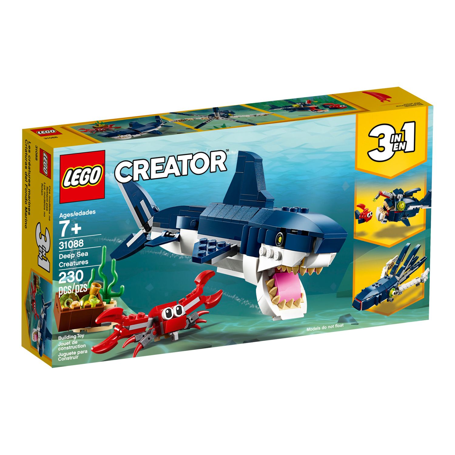 lego creator 3 in 1 plane