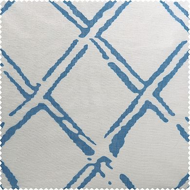 EFF Printed Geometric Sheer Curtain