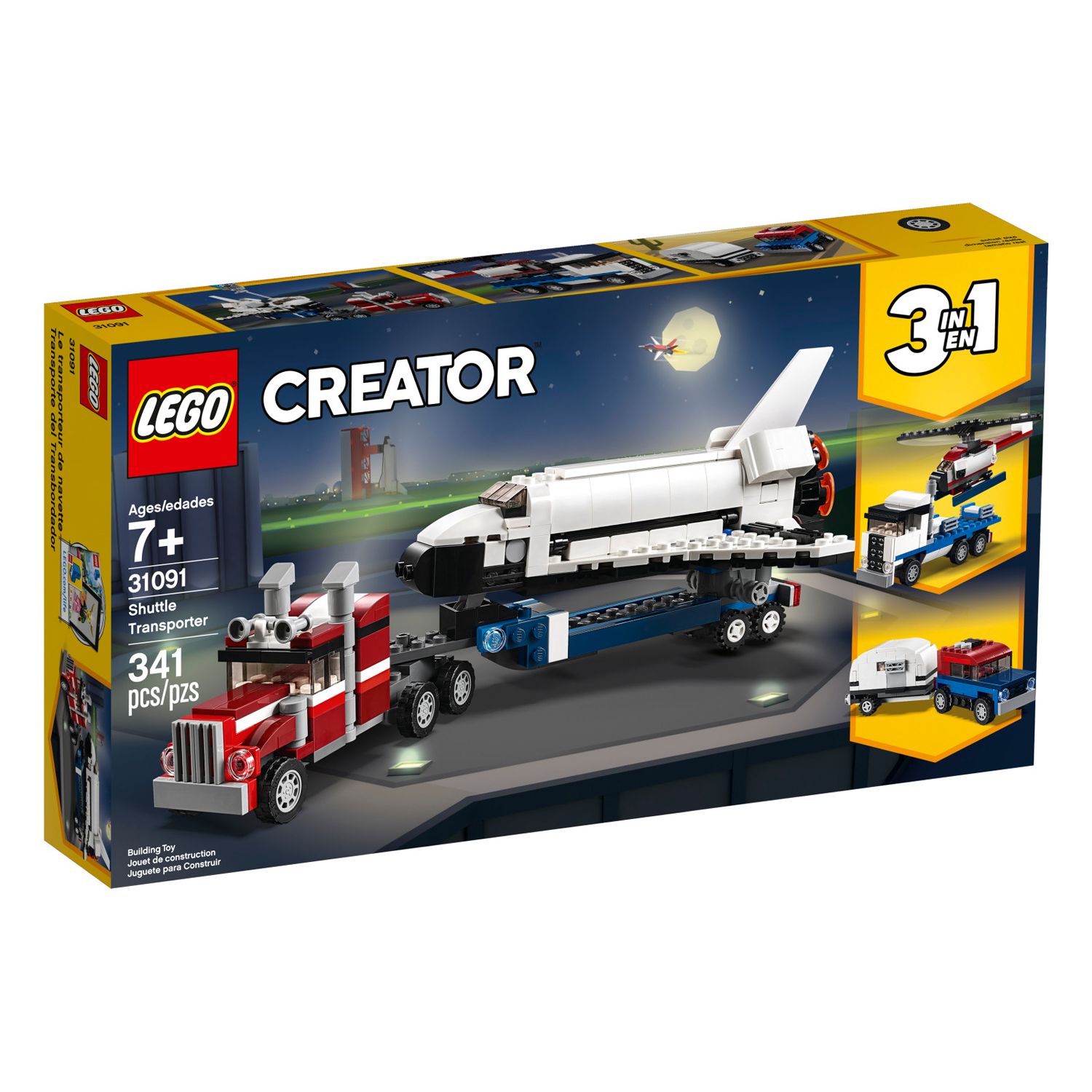 lego creator shuttle adventure