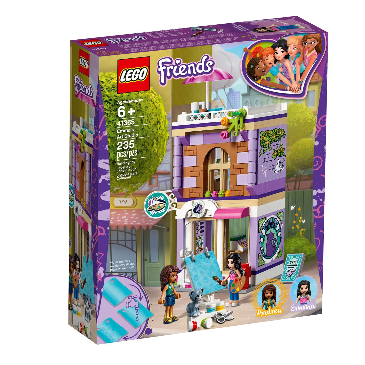 lego friends emma art studio instructions