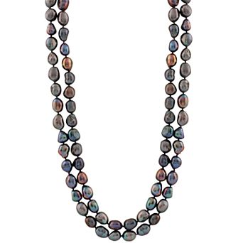 Womens Splendid Pearls Endless 64" Baroque Pearl Necklace