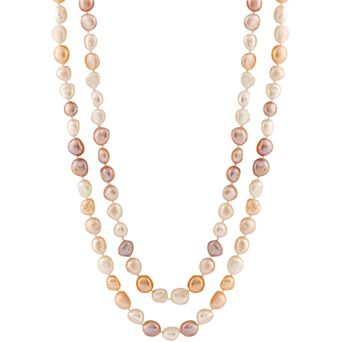 Womens Splendid Pearls Endless 64" Baroque Pearl Necklace
