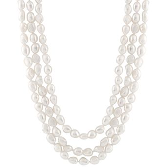 Womens Splendid Pearls Endless 64" Baroque Pearl Necklace