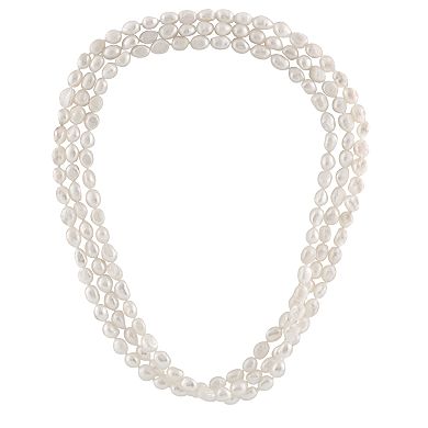 Freshwater Cultured Pearl Triple Strand Necklace