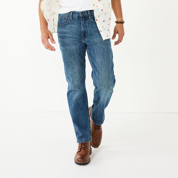 Men\'s Wrangler Jeans Advanced Comfort Regular-Fit