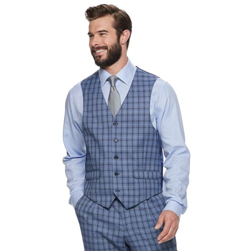 Men's Steve Harvey Fitted Stretch Suit Vest