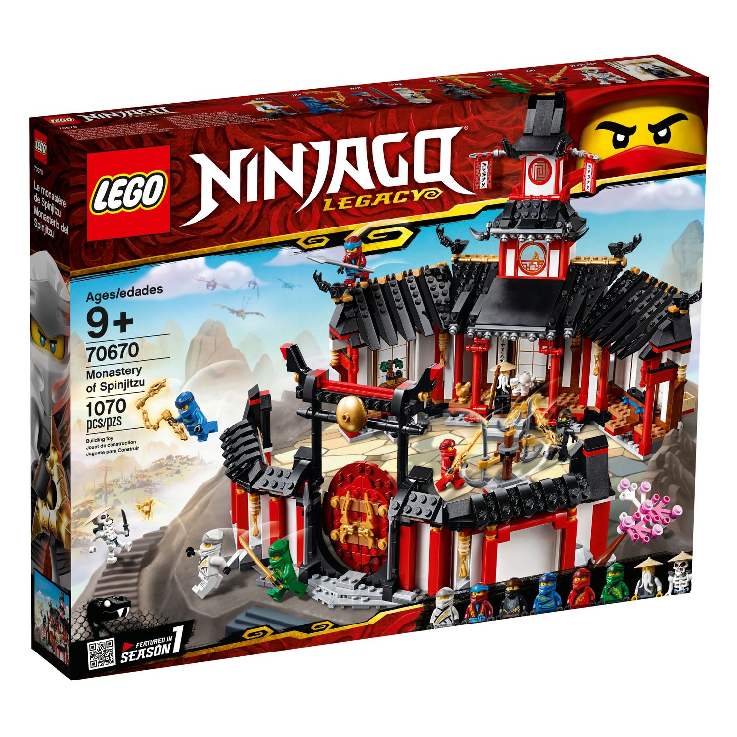 lego ninjago monastery of spinjitzu set