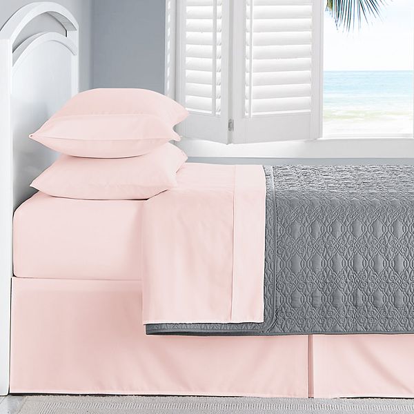 Swift Home Microfiber Solid Sheet Set - Blush (FULL SET)