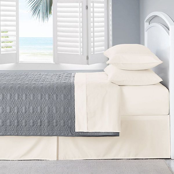 Swift Home Microfiber Solid Sheet Set - Coconut Milk (FULL SET)