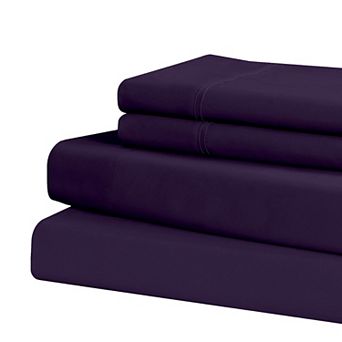 Swift Home Microfiber Solid Sheet Set