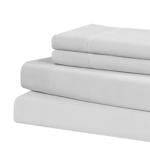 Home Basics Microfiber Solid Sheet Set