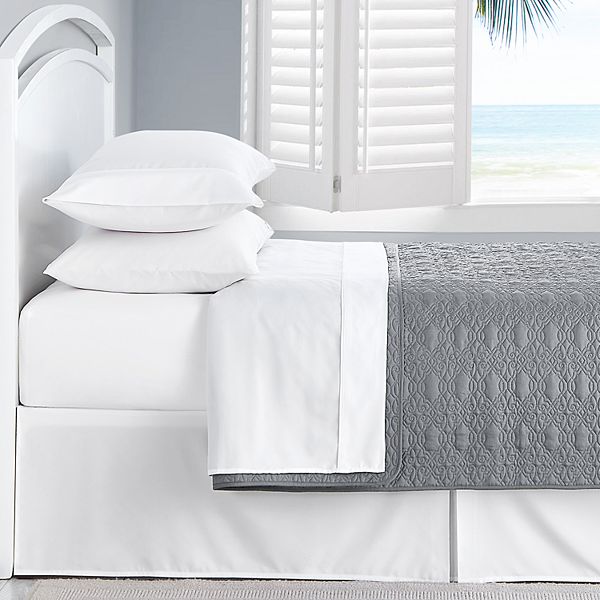 Swift Home Microfiber Solid Sheet Set - White (QUEEN SET)