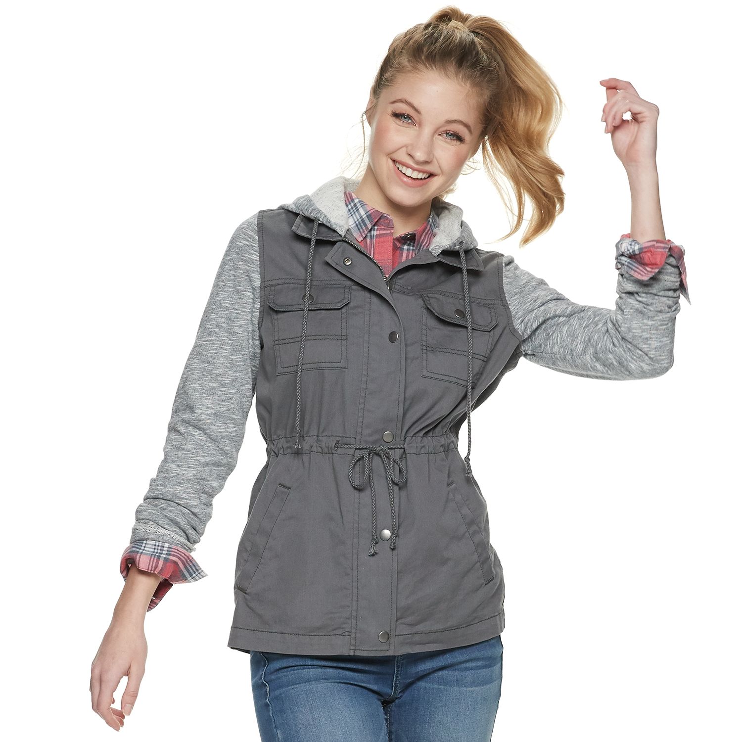 kohls womens utility jacket