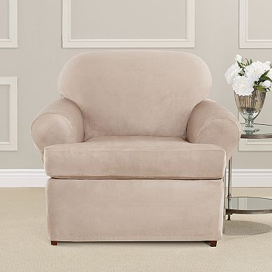 Sure Fit Ultimate Heavy Weight Stretch T Seat Chair Slipcover