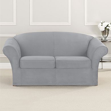 Sure Fit Ultimate Heavy Weight Stretch Box Seat Love Seat Slipcover