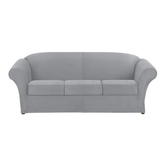 Sure Fit Ultimate Heavy Weight Stretch Box 3 Cushion Sofa Slipcover