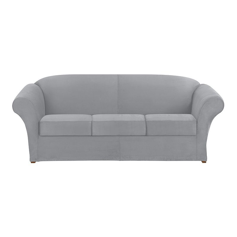 UPC 047293486333 product image for Sure Fit Ultimate Heavy Weight Stretch Box 3 Cushion Sofa Slipcover, Light Gray | upcitemdb.com