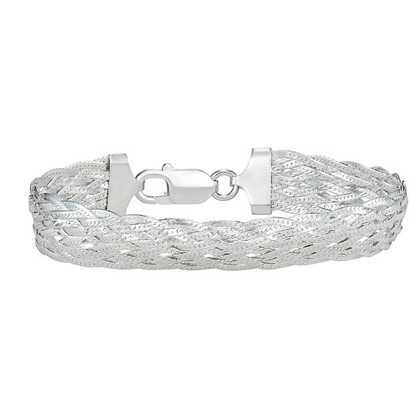 Sterling Silver Braided Bracelet