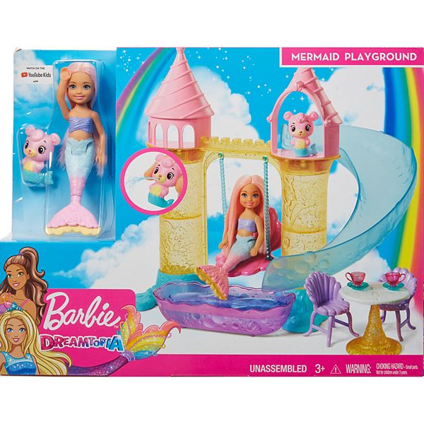 Mermaid Chelsea Barbie Doll with Blond Hair, Mermaid Toys