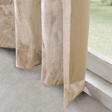 SunSmart Alastair Printed Jacquard 100% Blackout Window Curtain