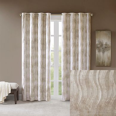 SunSmart Alastair Printed Jacquard 100% Blackout Window Curtain