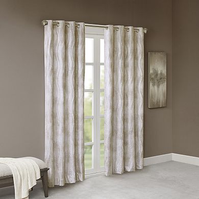 SunSmart Alastair Printed Jacquard 100% Blackout Window Curtain