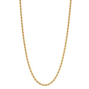 DANTE 18k Gold Over Stainless Steel 3 mm Rat Tail Chain Necklace