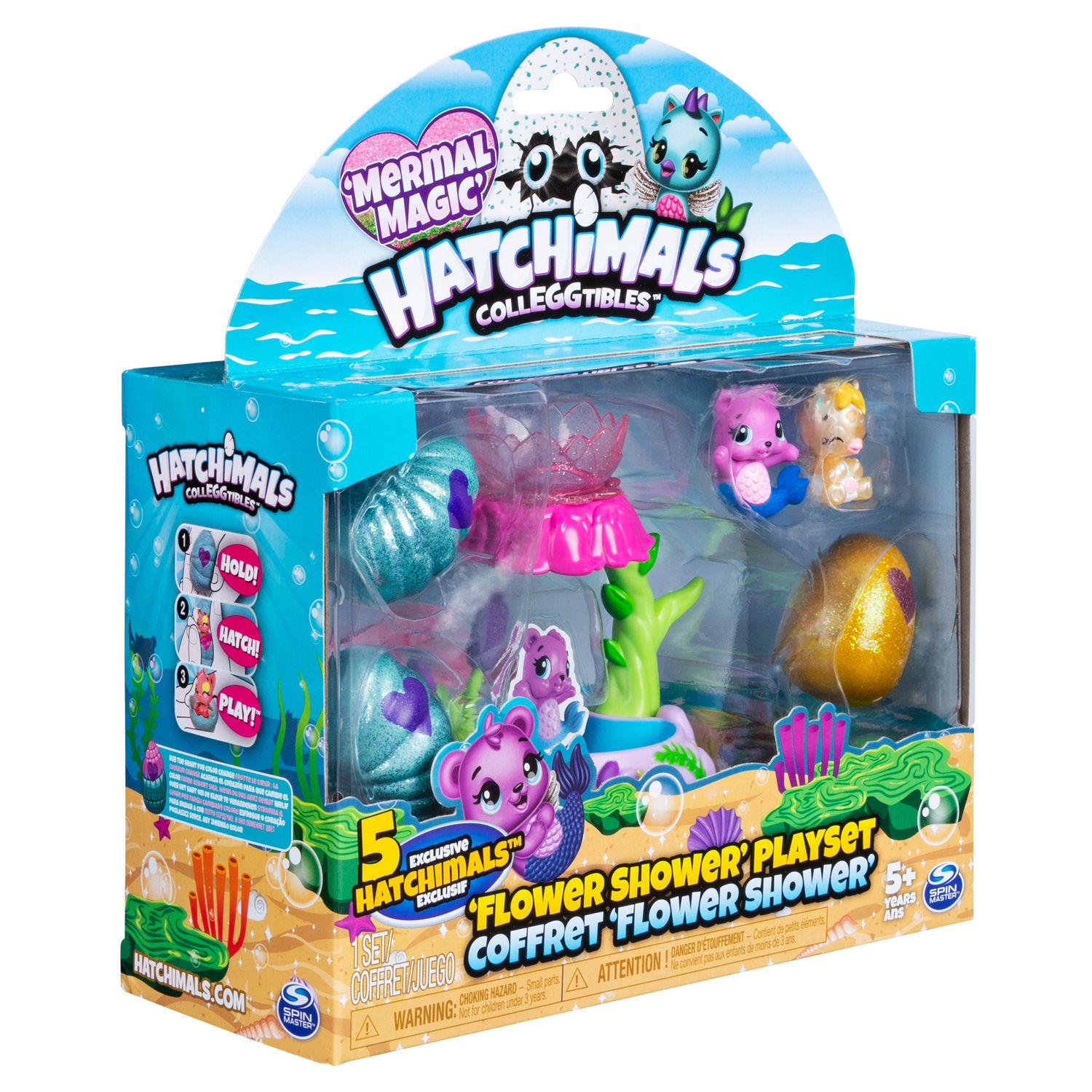 hatchimals flower shower