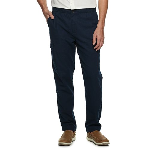 Men's Croft & Barrow® Linen-Blend Cargo Pants