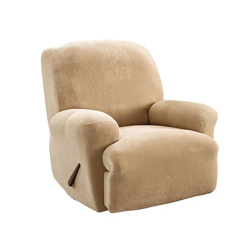Sure Fit Stretch Pique T Cushion Recliner Slipcover