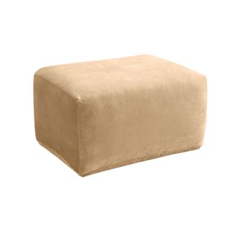 Sure Fit Stretch Pique Oversized Ottoman Slipcover