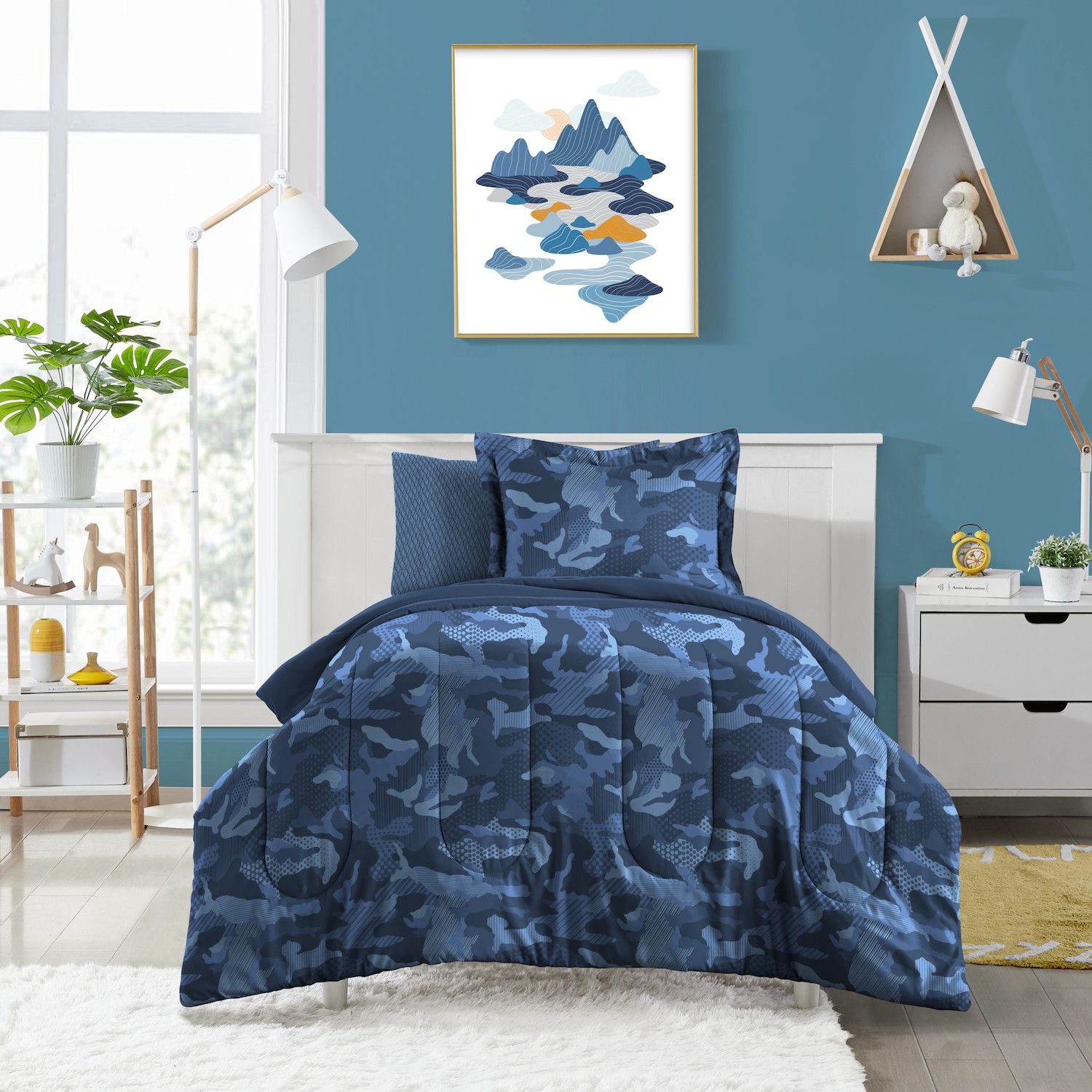 Image for Dream Factory Geo Camo Bed Set at Kohl's.