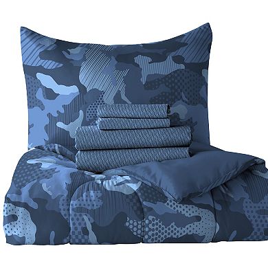 Dream Factory Geo Camo Bed Set