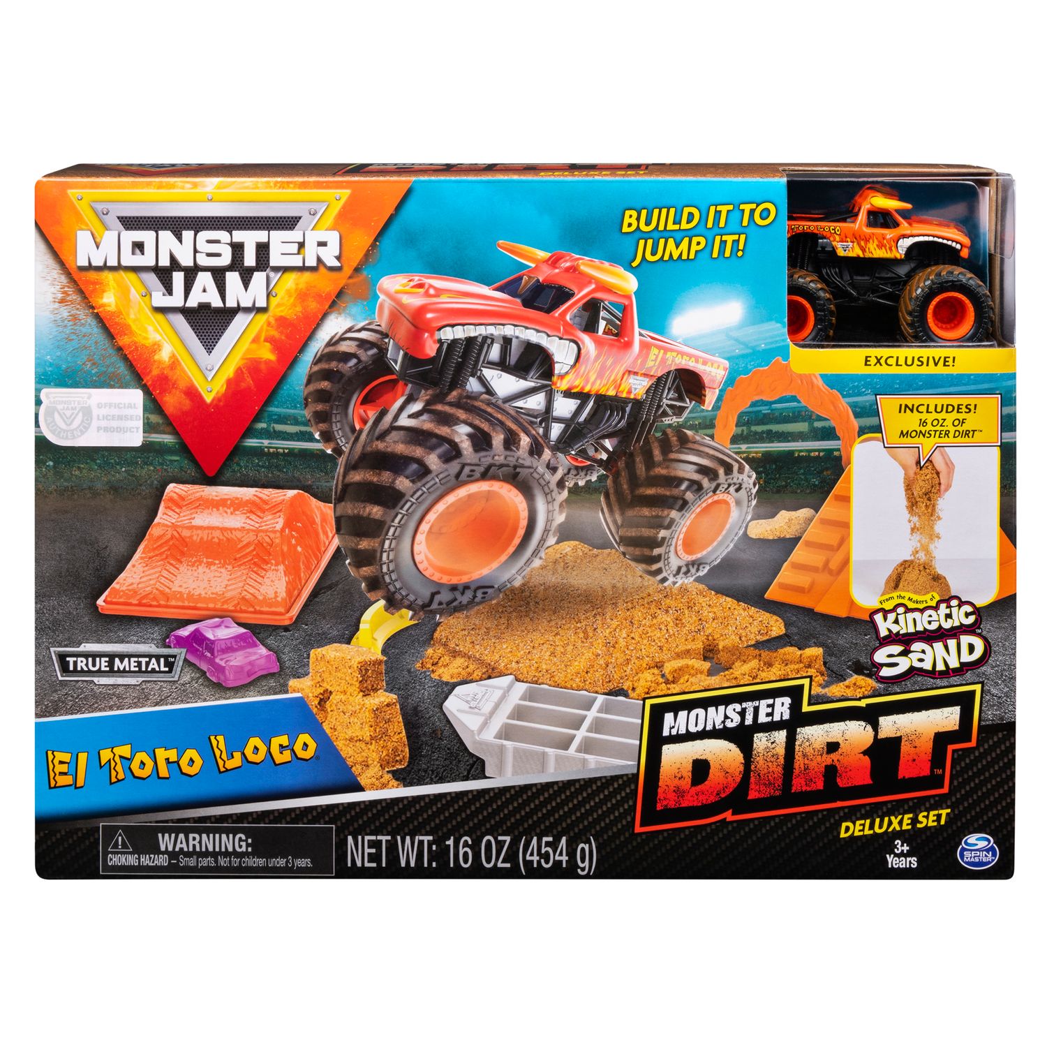 monster truck sand toy