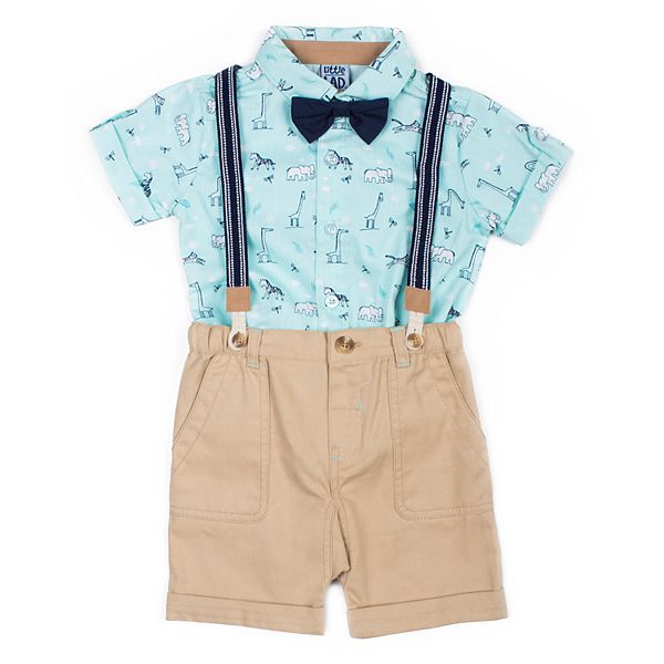 , Black 0-6 months S: 6pc Baby Little Boy Black Bow Tie Shorts Extra Vest Necktie Set S-4T