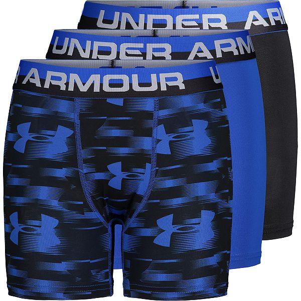 Boys 820 Under Armour 3Pack Voltage Performance Boxer Briefs