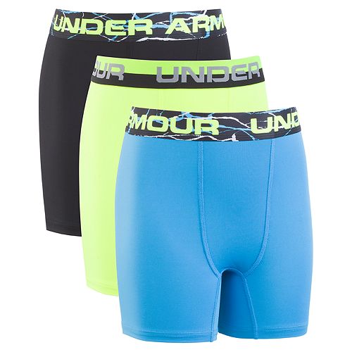 Boys 820 Under Armour 3Pack Voltage Performance Boxer Briefs
