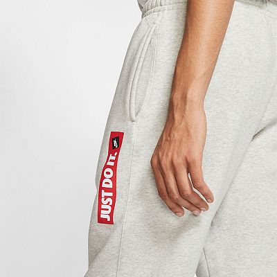 Nike just do it joggers grey on sale