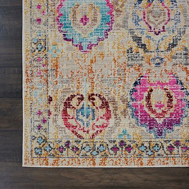 Nourison Kashan Distressed Bohemian Rug