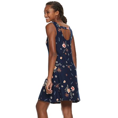 Tank Dress Kohls Mudd Dress Juniors' Mudd® Bar-Back Tank Dress