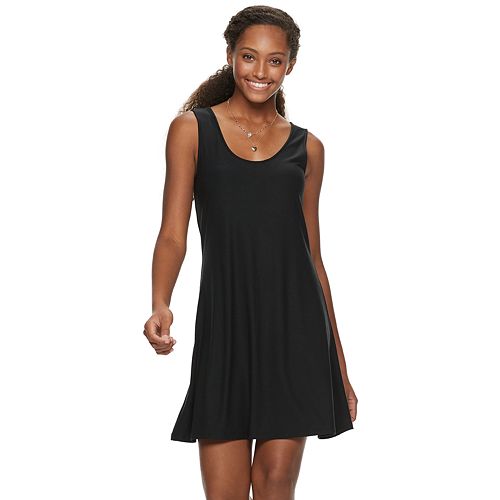 Juniors' Mudd® Bar-Back Tank Dress