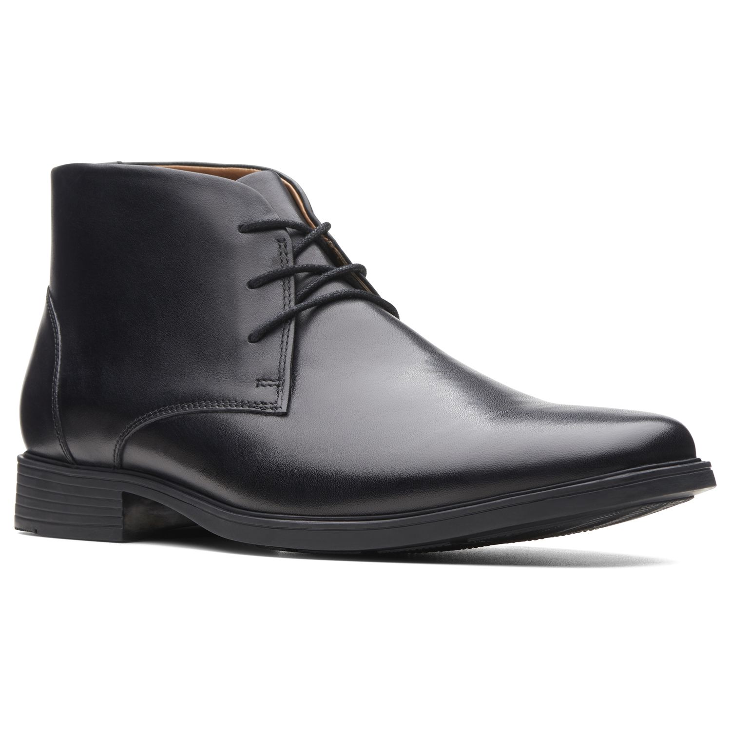 clarks mens black boots