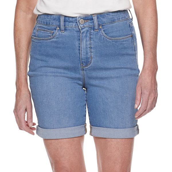 Women's Croft & Barrow® Cuffed Jean Shorts