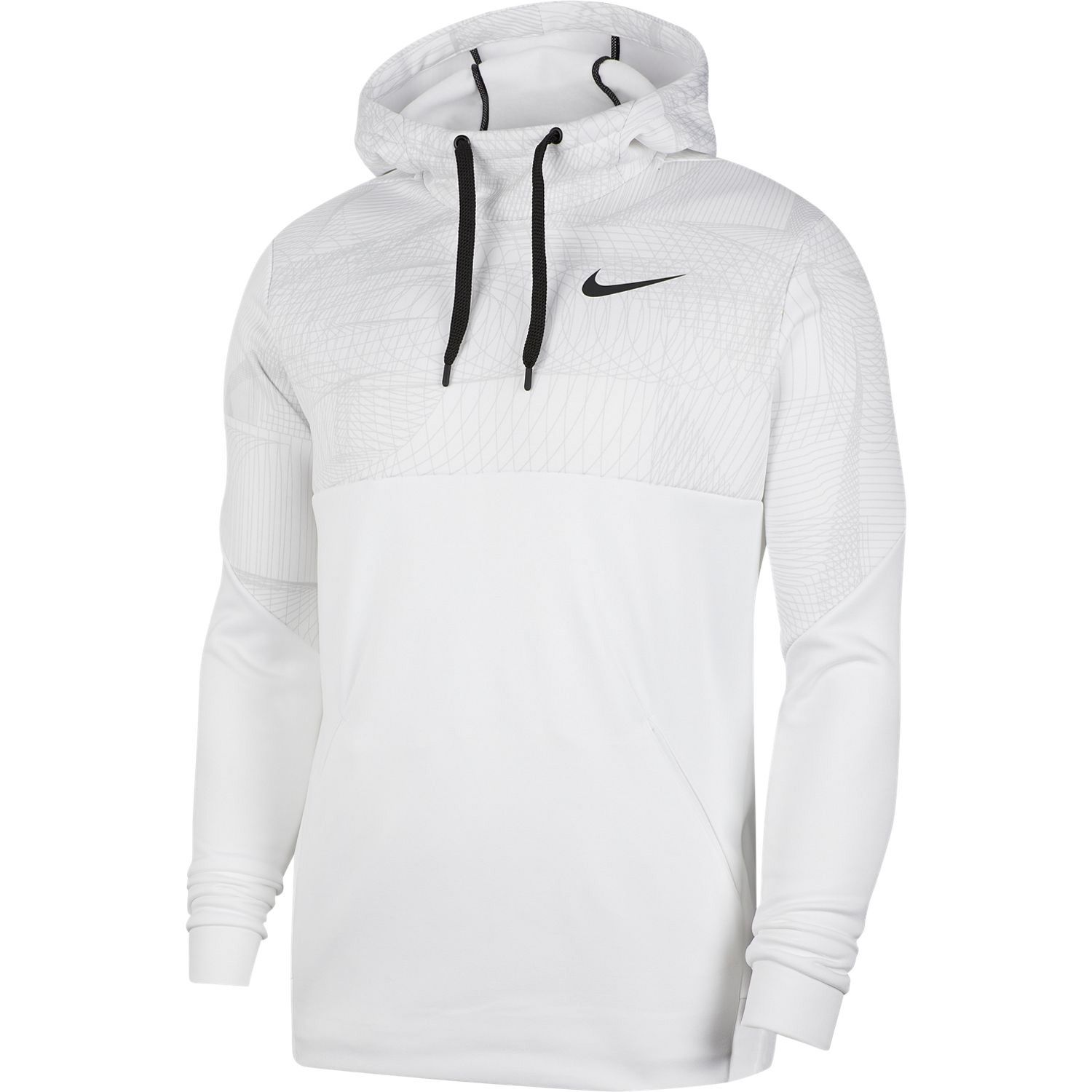 white nike therma hoodie